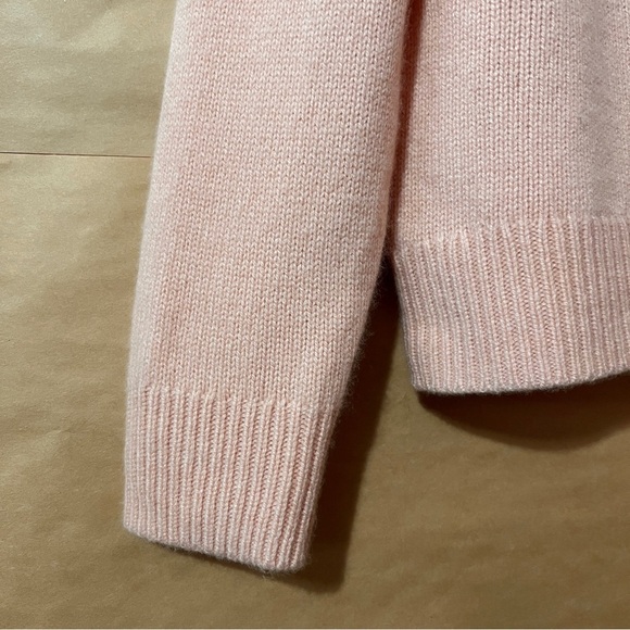 Aritzia | NWOT Wilfred Luxe Cashmere Jara Sweater Turtleneck Coral Blush Size XS - Picture 7 of 13